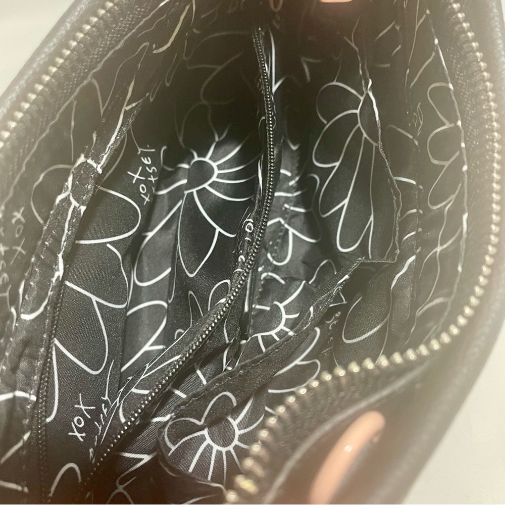 Betsey Johnson Black Floral Bows Crossbody Bag , NWT - Picture 12 of 16
